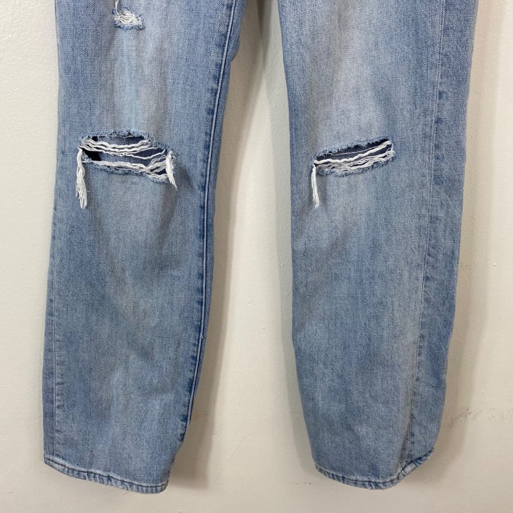 Pistola Womens Cassie Super High Rise Distressed Straight Leg Jeans Size 26 - Picture 2 of 7